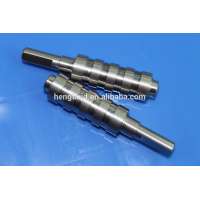 China manufacturer CNC lathe work - stainless steel shaft and aluminium